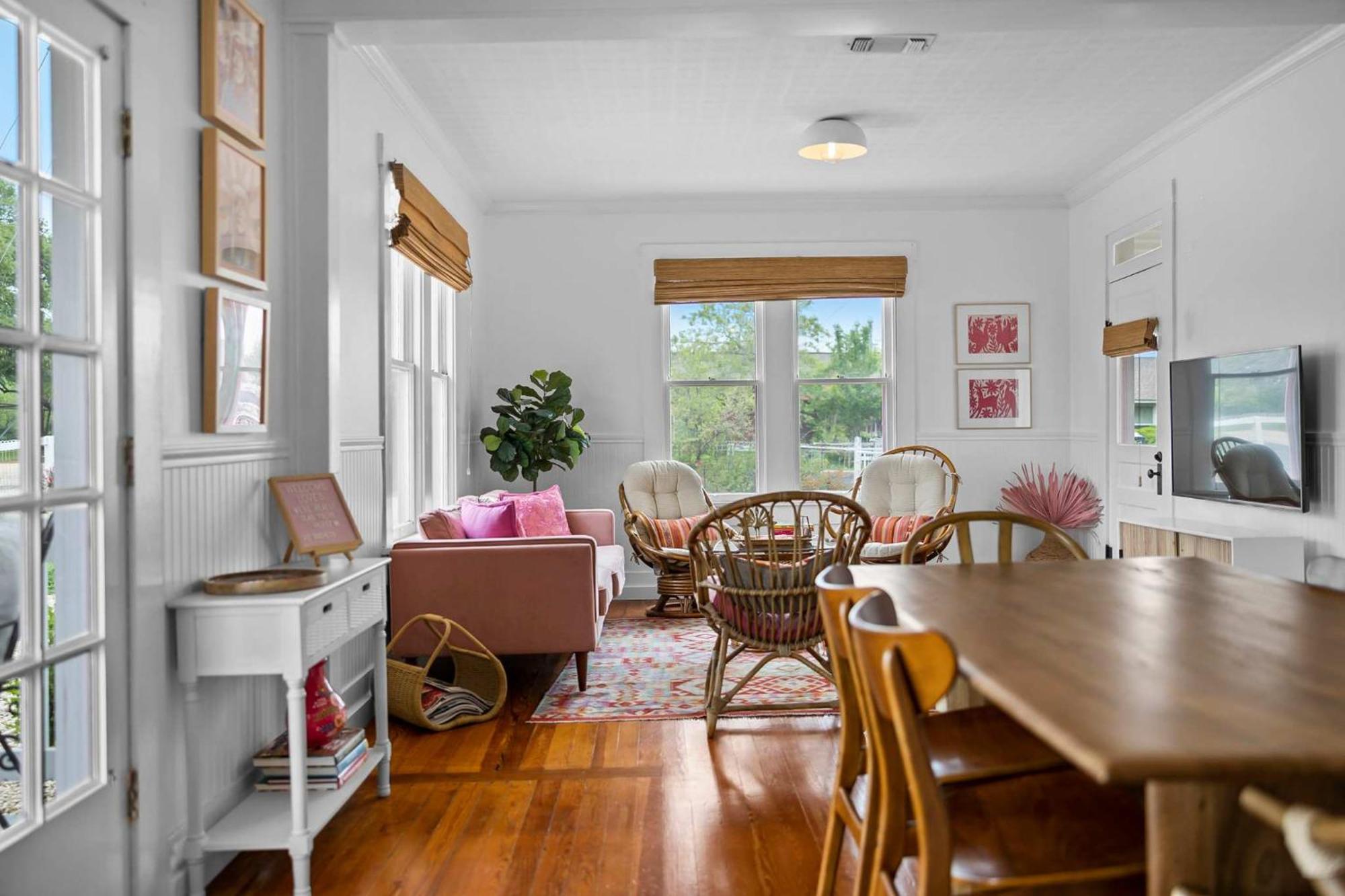 Villa Pink Duchess - Mins To Main Hot Tub & Fire Pit Fredericksburg Exterior foto