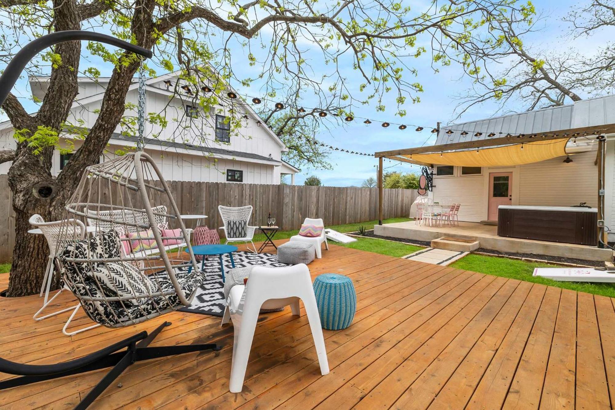 Villa Pink Duchess - Mins To Main Hot Tub & Fire Pit Fredericksburg Exterior foto